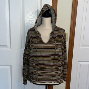 Earthbound Colorful Striped Hoodie